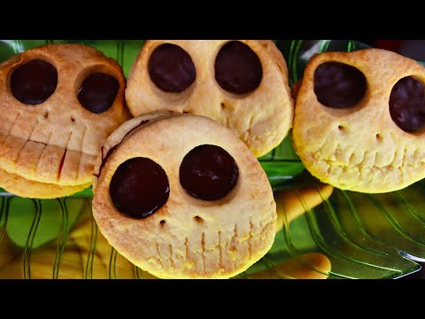 Air Fry Super Scary Halloween Cookies Idea, Very Simple To Make