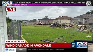 Jefferson Parish officials address widespreading flooding and damage after tropical storm