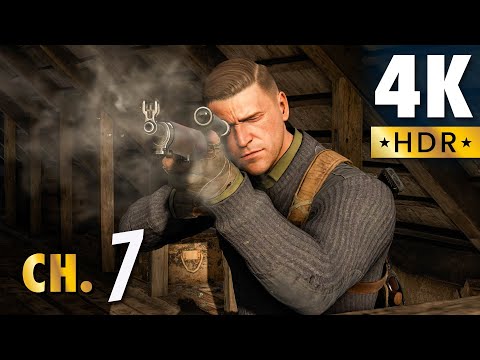 Sniper Elite 5 - [4K/60fps HDR] (100%, Authentic, Platinum) Part 7 - Occupied Residence