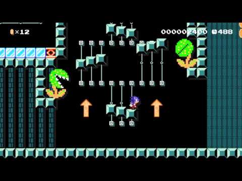 Super Mario Maker - Sonic The Hedgehog - Blast Thru With Sonic Speed! by Shawnshine - No Commentary