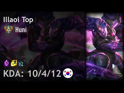 Illaoi Top vs Maokai - Huni - KR Challenger Patch 6.24