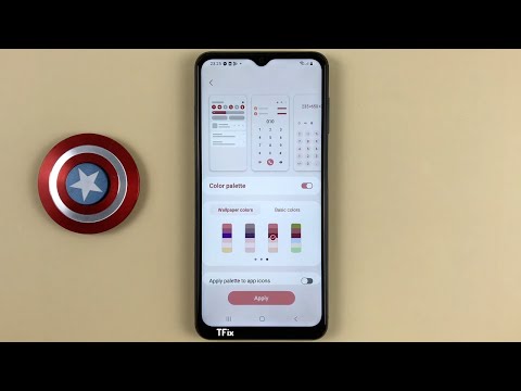 How to change the Color Palette on Samsung A04s Android 13