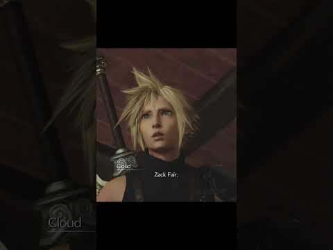 Cloud remembers that Zack was his friend | Final Fantasy 7 Rebirth