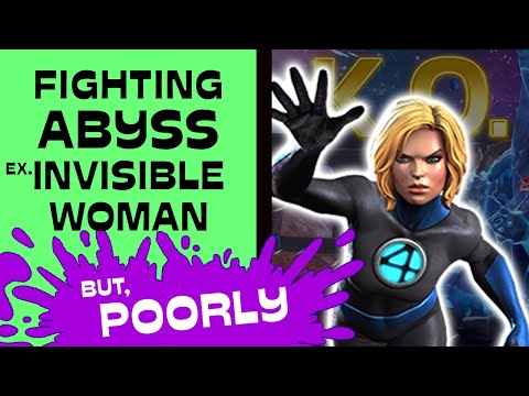Fighting PATH 1 Sue INVISIBLE WOMAN ABYSS of LEGENDS, Poorly (ft. Aegon) | Marvel Contest Champions