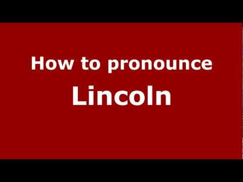 How to pronounce Lincoln