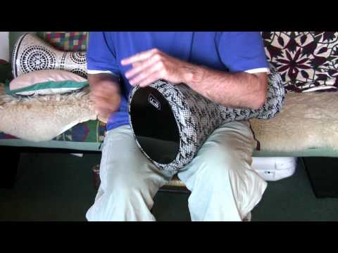 Egyptian Darbuka Black and Grey Fleck