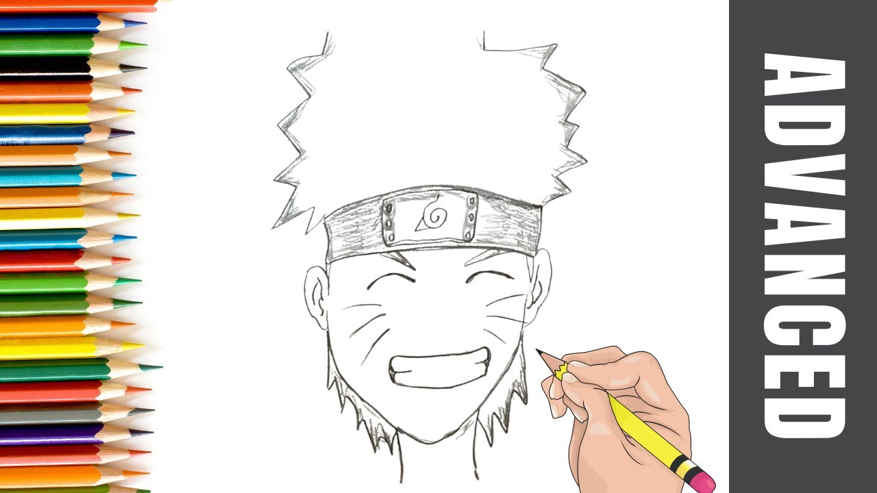 How to draw Naruto Uzumaki Step by Step for Kids