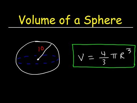 Volume of a Sphere