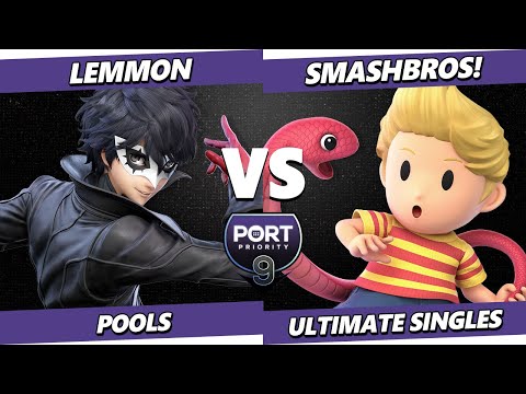 Port Priority 9 - Lemmon (Joker) Vs. SmashBros! (Lucas) Smash Ultimate - SSBU