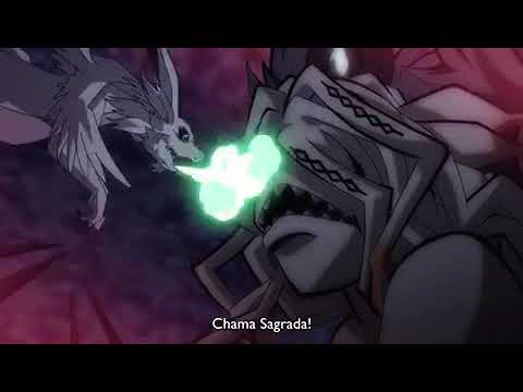 Holydramon/Megas lutando/Omegamon Merciful Mode