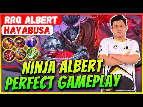 Ninja Albert Perfect Gameplay [ RRQ Albert Hayabusa ] Alborobob - Mobile Legends Gameplay And Build