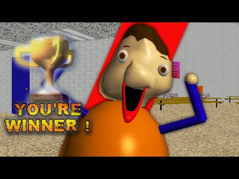 I Won Baldi's Basics in a Bigger School.