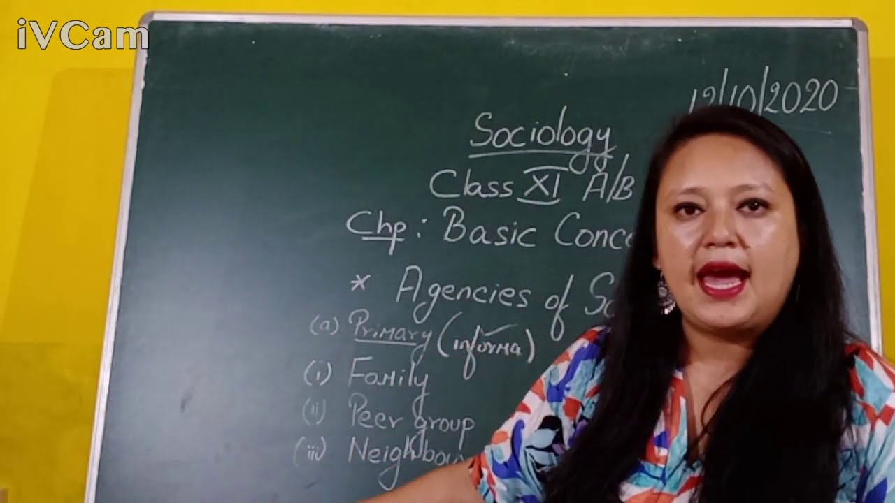 Class 11 Sociology  Chapter 3 - Basic Concepts - Part 1