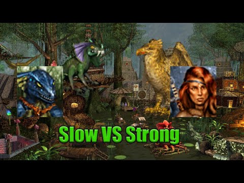 Jebus Outcast Duel 1 hero. Trying again slow with Kinkeria. Is she better than Alkin? Heroes 3 HoTA