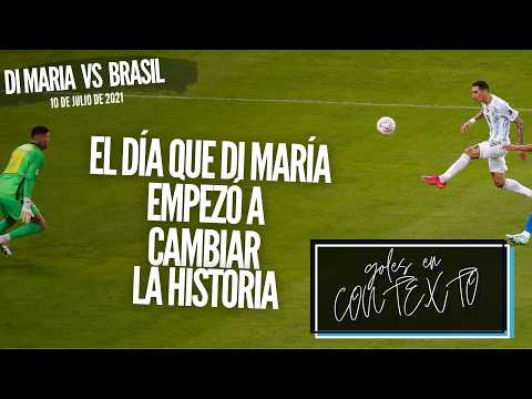 Goals in Context - Di María vs Brazil (2021)