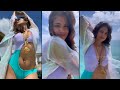 Malavika Mohanan STUNNING LOOKS In Swim Suit In Maldives Malavika Mohanan Super H0T Video FF