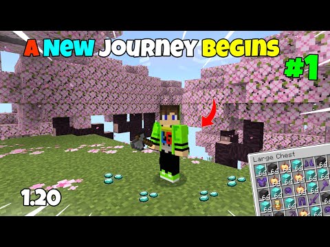 A New Journey Begins In Minecraft 1.20 [#1] | MCPE 1.20 Survival Series | @UltraLalitGamerz5