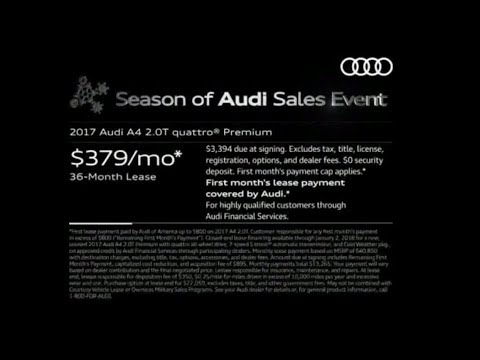 Audi Season of Audi Sales Event TV Commercial, 'Holiday  2017 A4' By Sales Event