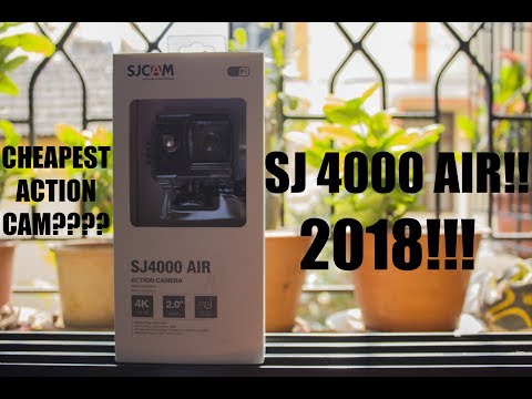 SJCAM SJ4000 Air 4K 2018 - Unboxing and Overview