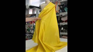 30116 Ткань плащовая MONCLER цвет Giallo Canarino, плотность 50 гр/м2, ширина 150 см на YouTube 1