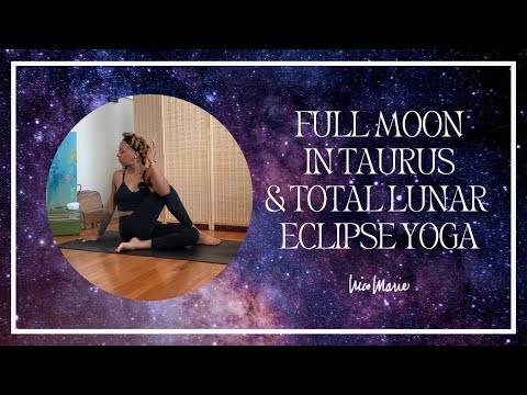 Full Moon in Taurus & Total Lunar Eclipse Yoga | 35 Minutes