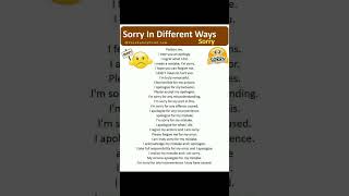 Download lagu How to Say Sorry Like a Pro: Alternative Expressions for Apologizing #shorts mp3 Download lagu How to Say Sorry Like a Pro: Alternative Expressions for Apologizing #shorts mp3