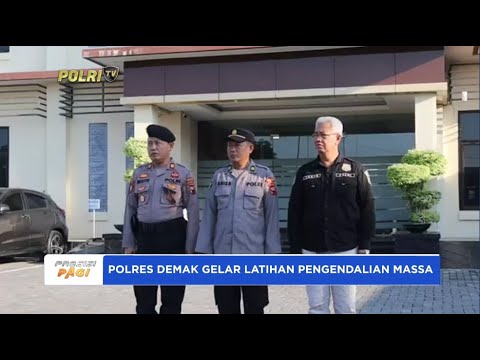 POLRES DEMAK GELAR LATIHAN PENGENDALIAN MASSA