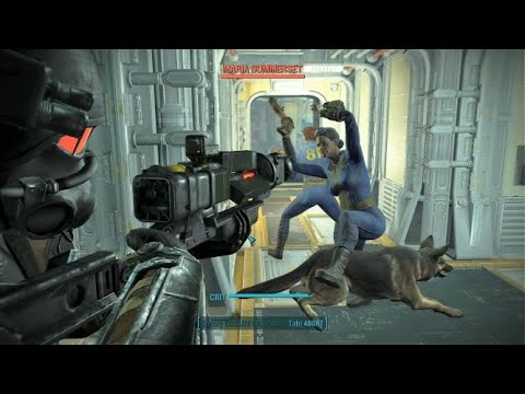 Fallout 4 - KILLING EVERYONE at Vault 81 with Dogmeat