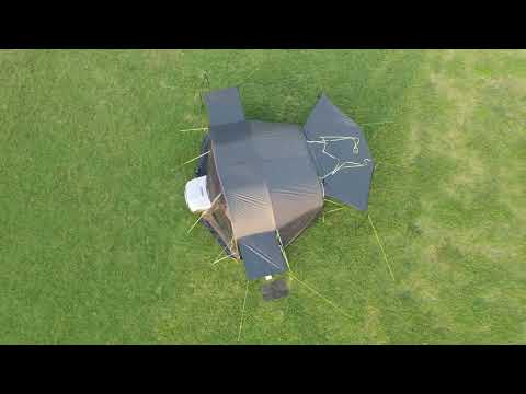 Magic fort captured from a drone's perspective