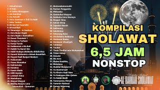 Download lagu KOMPILASI SHOLAWAT 6,5 Jam Nonstop | Gambus Modern | Al Barkah Sholawat mp3