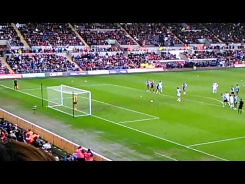 Wilfried Bony Penalty//Swansea City
