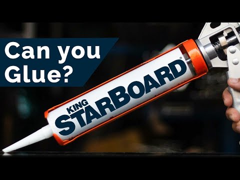 Can you glue king starboard?