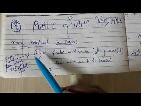 Public Static Void Main( String args[ ]) / Lecture--7th