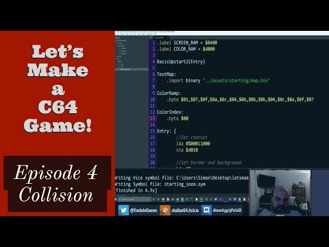 Lets Make a Commodore 64 Game - Episode 4- 27/7/2019