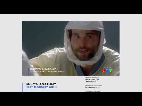 Grey's Anatomy CTV Promo 17x10 "Breathe"