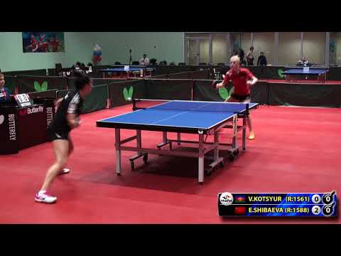 5.КОЦЮР - ШИБАЕВА #RUSSIAN #Championships #tabletennis #настольныйтеннис