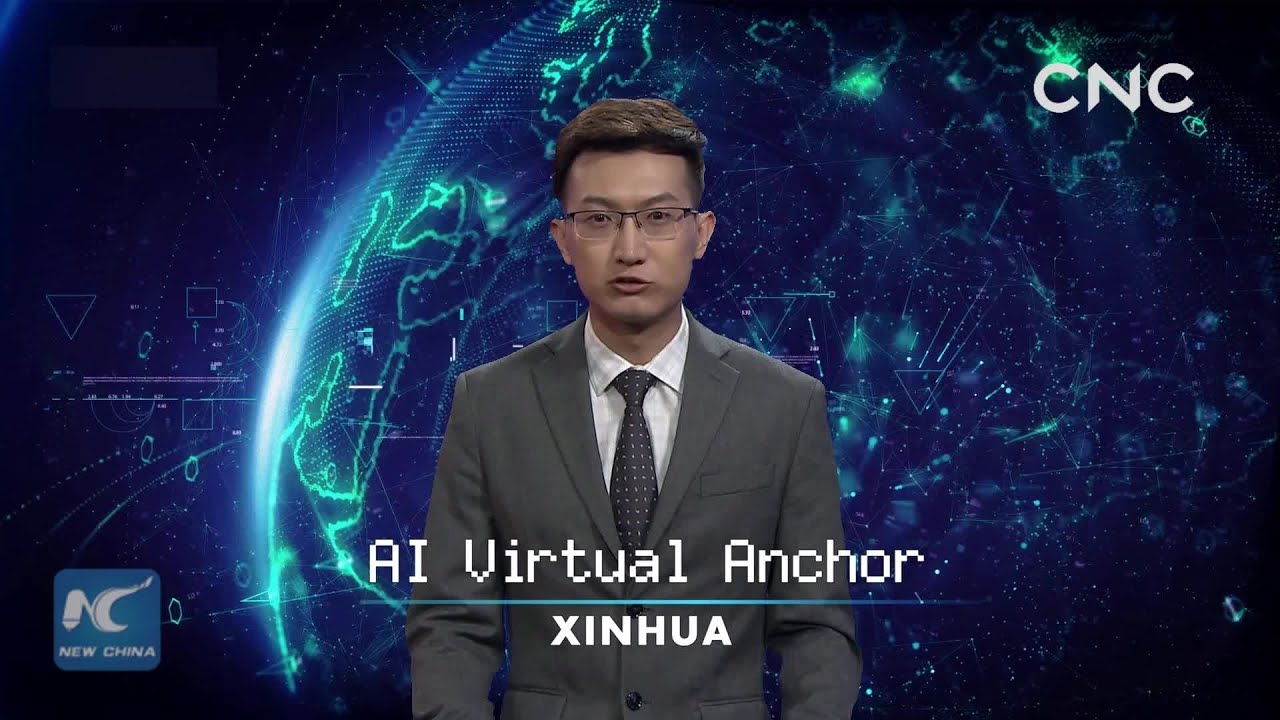 Первый искусственный телеведущий дебютировал в Китае. Первый в мире телеведущий — искусственный интеллект. Фото.