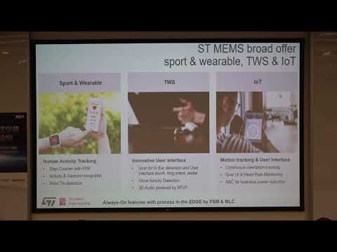 適用於智慧穿戴裝置應用的MEMS與影像感測器─意法半導體