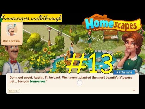 Homescapes Story Garden Day 1 Gameplay Walkthrough