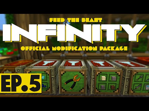 FTB Infinity Lite 1.10 -  Converting EU With Mekanism & Refined Relocation!! #5 [Modded Survival]