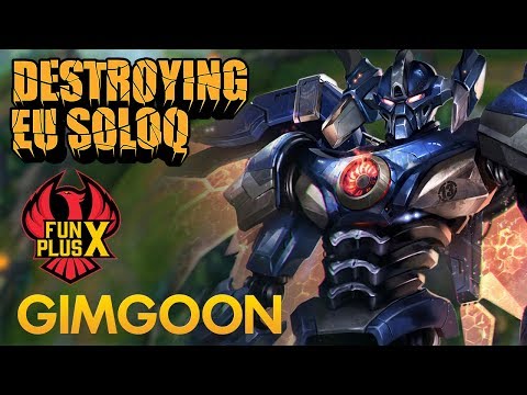 Destroying EU SoloQ: FunPlus Phoenix GimGoon - Aatrox Top Lane - KDA 15/3/8