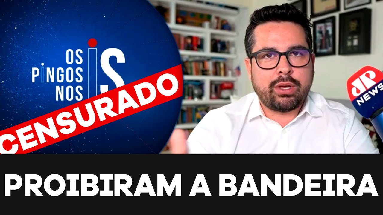 PROIBIRAM A BANDEIRA! - Paulo Figueiredo Fala Sobre Mulher Abordada por Usar Bandeira do Brasil
