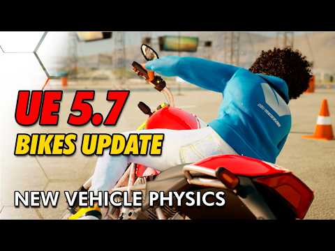 UE5.7 Physics Update – All Bikes Updated for Unreal Engine 5.7 | UE5 Chaos Vehicle Motorcycles