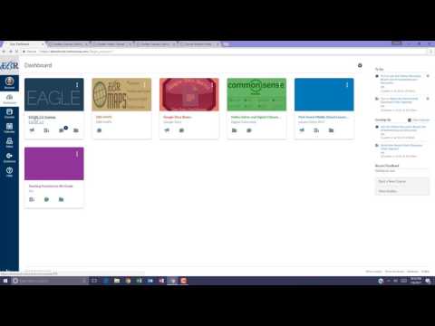 Part of a video titled How to Unenroll From a Canvas Course - YouTube