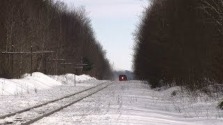 preview picture of video 'CN 2582 near Rathburn (08FEB2014)'