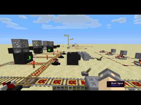 Railcraft Tracks, Detectors & Loaders/Unloaders Tutorial/Showcase