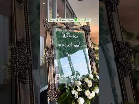 Sangeet decor inspo! #wedding #sangeet #sangeetdecor #viralwedding #viralshortvideo #youtubeshorts