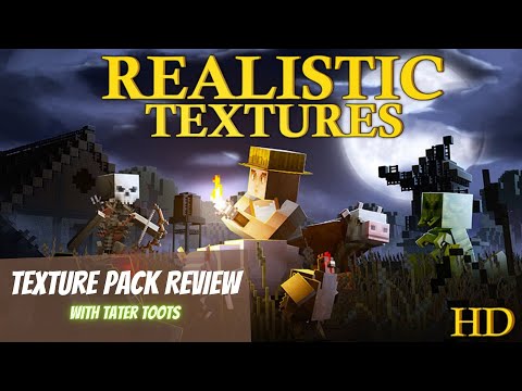 Realistic Textures HD (Official Trailer) - Minecraft Resource Pack Review