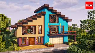 Minecraft suburban house tutorial
