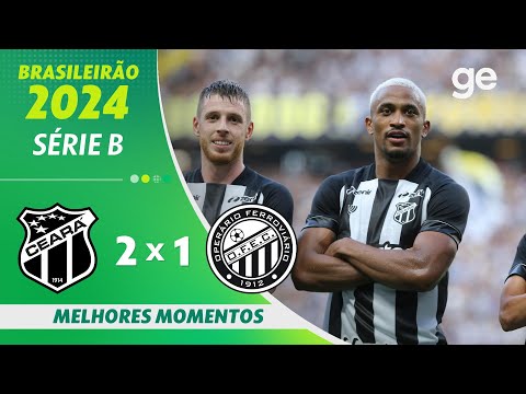 Gols e lances de Ceará x Operário